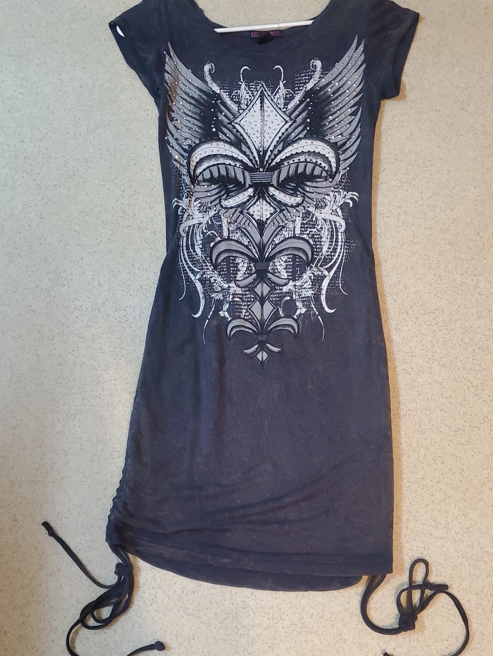 Rock & Roll Cowgirl Charcoal Dress